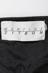 Recess Los Angeles Vintage Martine Sitbon Notched Lapel Leather Corset Harness Vest