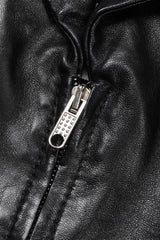 Recess Los Angeles Vintage Martine Sitbon Notched Lapel Leather Corset Harness Vest