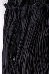 Vintage Mary McFadden Rainbow Sleeve Pleated Dress zipper at Recess Los Angeles