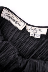 Vintage Mary McFadden Rainbow Sleeve Pleated Dress label at Recess Los Angeles