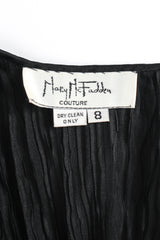 Vintage Mary McFadden Sequin Floral Beaded Pilissé Dress tags @ Recess LA