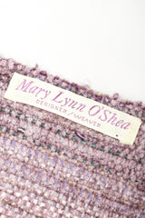 Recess Los Angeles Vintage Mary Lynn O'Shea Feather Tassel Chenille Festival Scarf