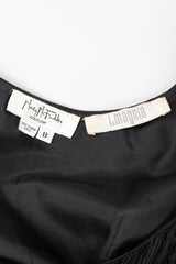 Recess Los Angeles Vintage Mary McFadden Pleated Velvet Lamé Burnout Dress