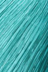 Recess Los Angeles Vintage Mary McFadden Teal Pleated Tank Skirt Set