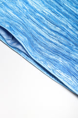 Recess Designer Consignment Vintage Mary McFadden Pleated Colorblock Cocktail Dress Los Angeles Resale Mariano Fortuny