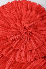 Vintage Mary McFaddden Asymmetrical Ruffle Close Up