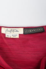 Recess Los Angeles Vintage Mary McFadden One-Shoulder Colorblock Gown