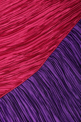 Recess Los Angeles Vintage Mary McFadden One-Shoulder Colorblock Gown