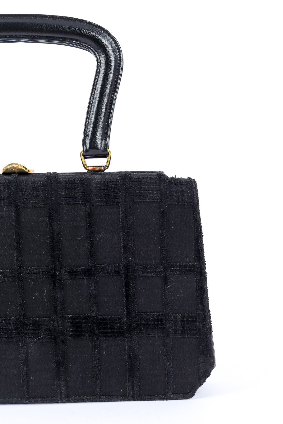 Meyers bouclé accordion handbag fabric product shot @recessla