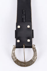 Vintage Michael Morrison MX Rainbow Mixed Jewel Studded Belt back buckle @ Recess LA