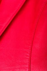 Vintage North Beach Leather by Michael Hoban Leather Suit stain near L chest