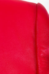 Vintage North Beach Leather by Michael Hoban Leather Suit stain near L shoulder