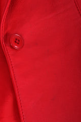 Vintage North Beach Leather by Michael Hoban Leather Suit stains on L flap near button