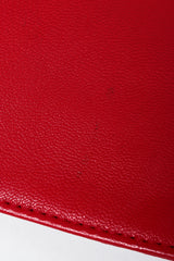 Vintage North Beach Leather by Michael Hoban Leather Suit stains on L flap near hem