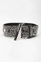 Recess Los Angeles Vintage Michael Morrison Studded Bling Belt