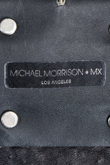 Vintage Michael Morrison MX Rainbow Candy Jewel Studded Belt signature tag