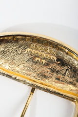 Vintage Michael Morrison MX Signature Stamp on buckle