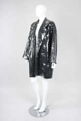 Recess Los Angeles Vintage Michael Kors Oversized Sequin Boyfriend Coat