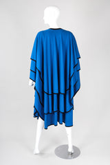 Recess Los Angeles Vintage Mimi Trujillo Layered Waterfall Petal Wool Knit Cape