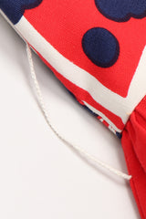 Recess Los Angeles Vintage Oscar de la Renta Shawl Collar Floral Dress