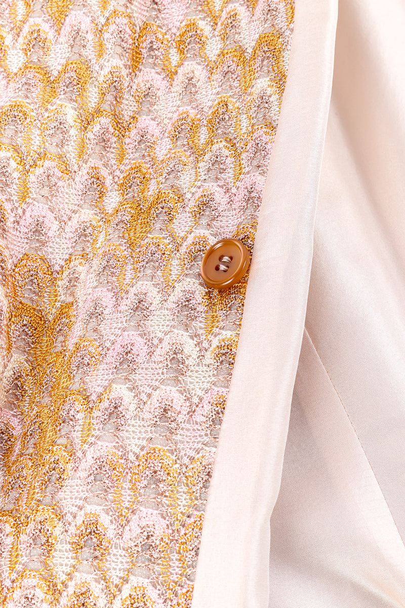 Missoni scallop knit coat button @recessla