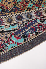 Recess Los Angeles Vintage Missoni 3-piece Moroccan Print Sequin Silk Leisure Set