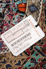 Recess Los Angeles Vintage Missoni 3-piece Moroccan Print Sequin Silk Leisure Set