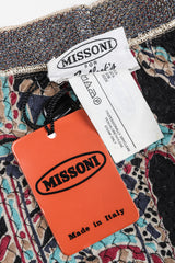 Recess Los Angeles Vintage Missoni 3-piece Moroccan Print Sequin Silk Leisure Set