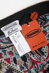 Recess Los Angeles Vintage Missoni 3-piece Moroccan Print Sequin Silk Leisure Set
