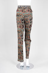 Recess Los Angeles Vintage Missoni 3-piece Moroccan Print Sequin Silk Leisure Set