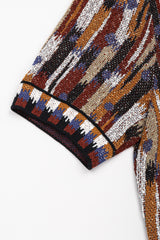 Recess Los Angeles Vintage Missoni Ikat Knit Midi Sweater Dress