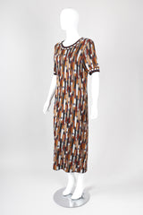 Recess Los Angeles Vintage Missoni Ikat Knit Midi Sweater Dress