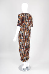Recess Los Angeles Vintage Missoni Ikat Knit Midi Sweater Dress
