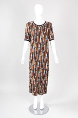 Recess Los Angeles Vintage Missoni Ikat Knit Midi Sweater Dress