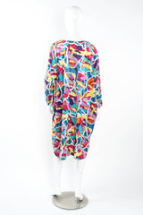 Vintage Missoni Abstract Faces Dress on mannequin back @ Recess LA