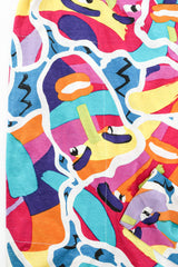 Vintage Missoni Abstract Faces Dress print/faces detail 2 @ Recess LA