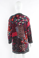 Vintage Missoni Abstract Geo Art Wool Cardigan mannequin back @ Recess LA