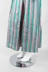 Recess Los Angeles Vintage Mister Wyatt Shantung Silk Balloon Sleeve Top & Ball Skirt Set