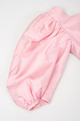 Recess Los Angeles Vintage Mister Wyatt Shantung Silk Balloon Sleeve Top & Ball Skirt Set