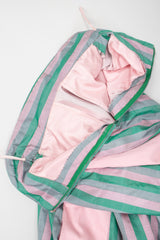 Recess Los Angeles Vintage Mister Wyatt Shantung Silk Balloon Sleeve Top & Ball Skirt Set