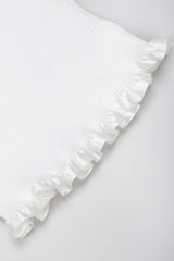 Recess Los Angeles Vintage Modelle Ribbon-Trim Off The Shoulder Ruffle Top