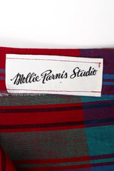 Vintage Mollie Parnis Stripe Harem Jumpsuit tag @ Recess LA