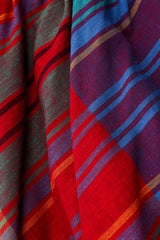 Vintage Mollie Parnis Stripe Harem Jumpsuit print/fabric detail @ Recess LA