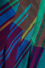 Vintage Mollie Parnis Stripe Harem Jumpsuit cinch seams detail @ Recess LA