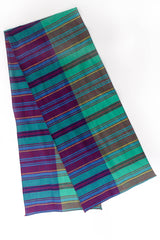 Vintage Mollie Parnis Stripe Harem Jumpsuit waist sash flat lay  @ Recess LA