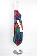 Vintage Mollie Parnis Stripe Harem Jumpsuit mannequin side  @ Recess LA