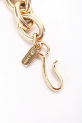 Recess Designer Consignment Vintage Monet Gemstone Chain Pendant Costume Jewelry Los Angeles Resale