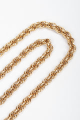 Recess Los Angeles Vintage Monet Gold Tassel Wrap Necklace Belt II