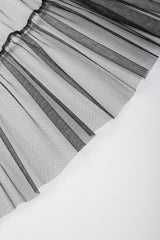 Recess Los Angeles Vintage Morgane Le Fay Tiered Silk Tulle Mesh Petticoat Skirt