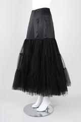 Recess Los Angeles Vintage Morgane Le Fay Tiered Silk Tulle Mesh Petticoat Ballet Skirt